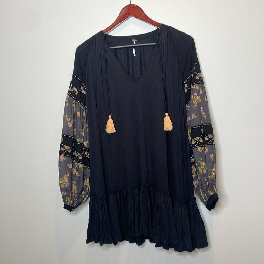 Free People Mix It Up Tunic Mini Dress Size Small